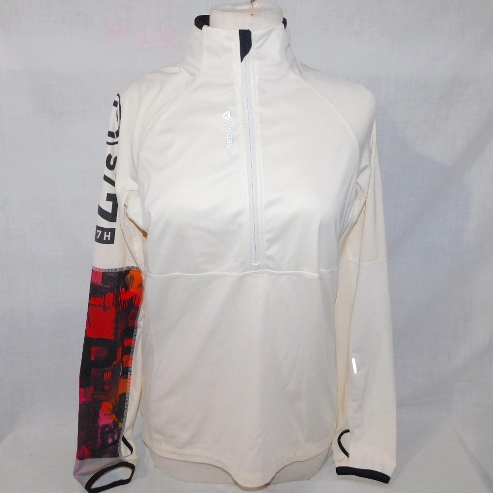 Reebok PlayWarm One Series Winter Pack 1/2 Zip Long Sleeve Running Shirt Women M